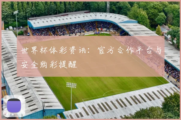 世界杯体彩资讯：官方合作平台与安全购彩提醒