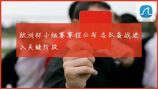 欧洲杯小组赛赛程公布 各队备战进入关键阶段
