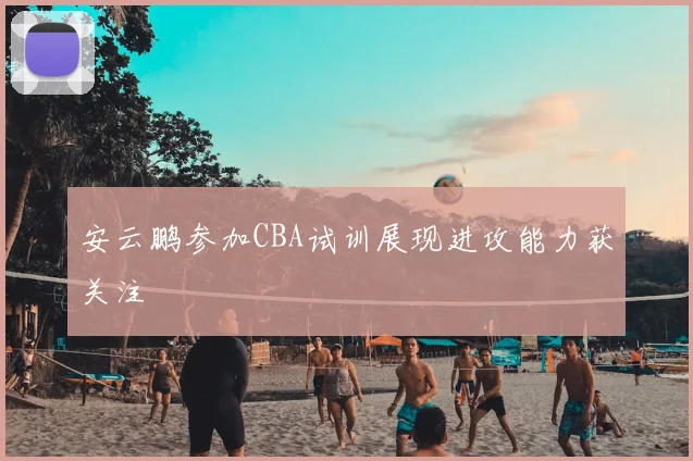 安云鹏参加CBA试训展现进攻能力获关注